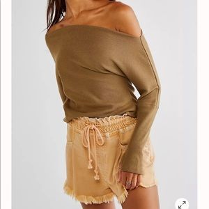 Never worn free people off shoulder top